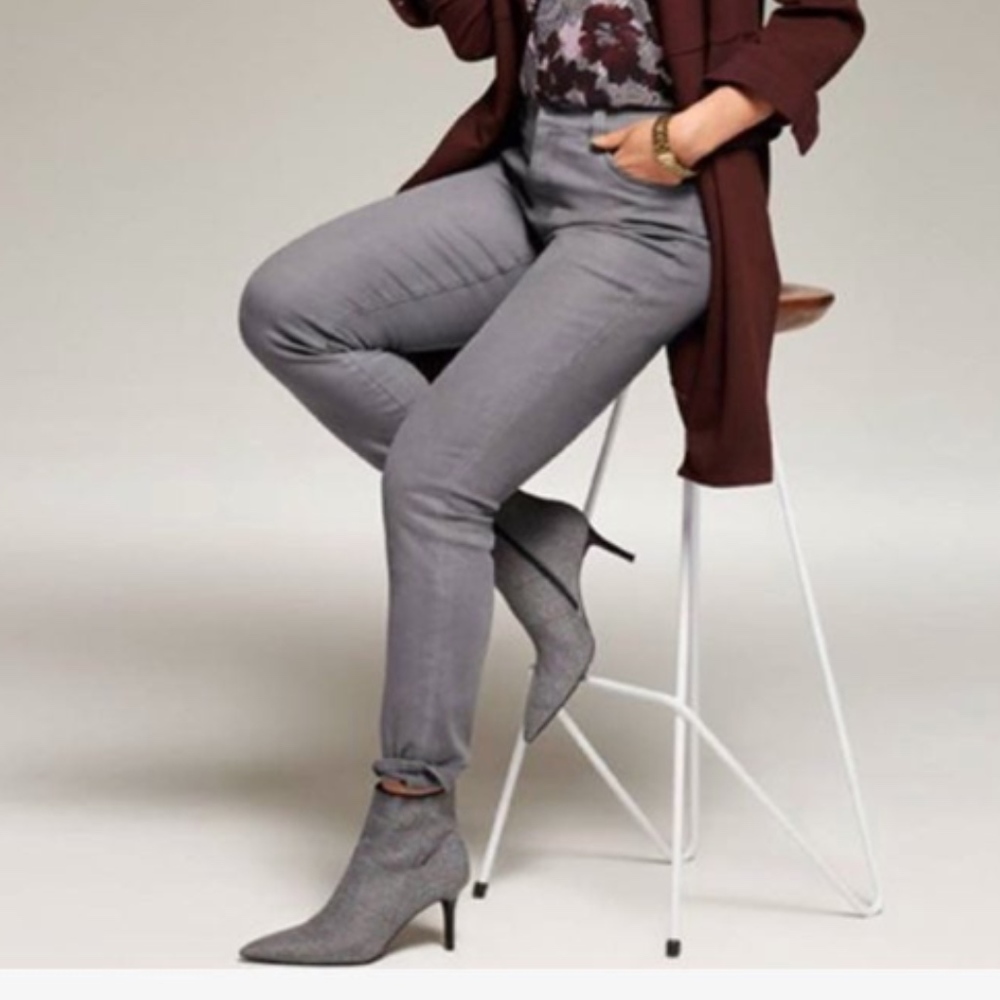 Cabi 3565 Stormy Gray High Skinny Jeans Size 8